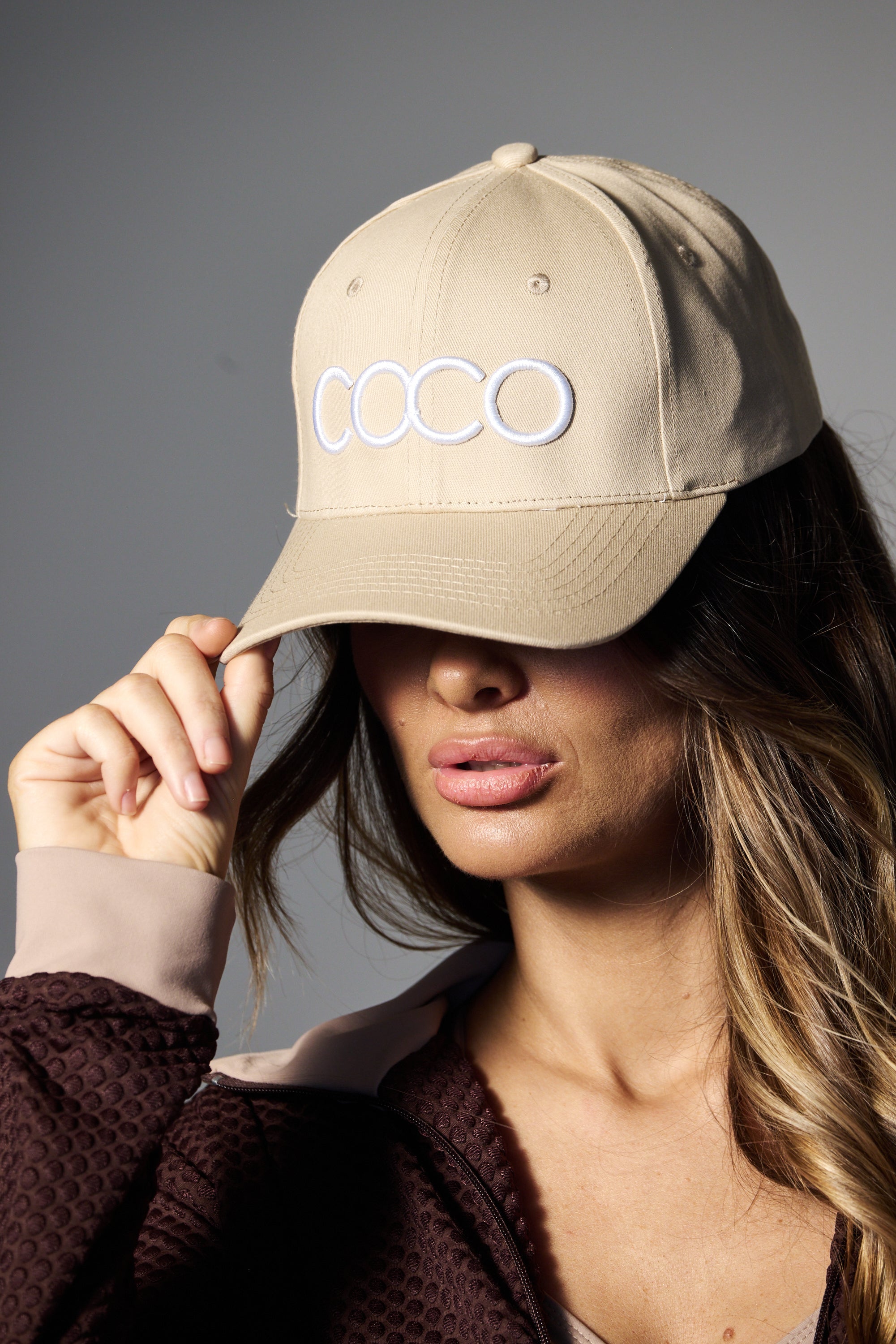 COCO Hat | Nude & White