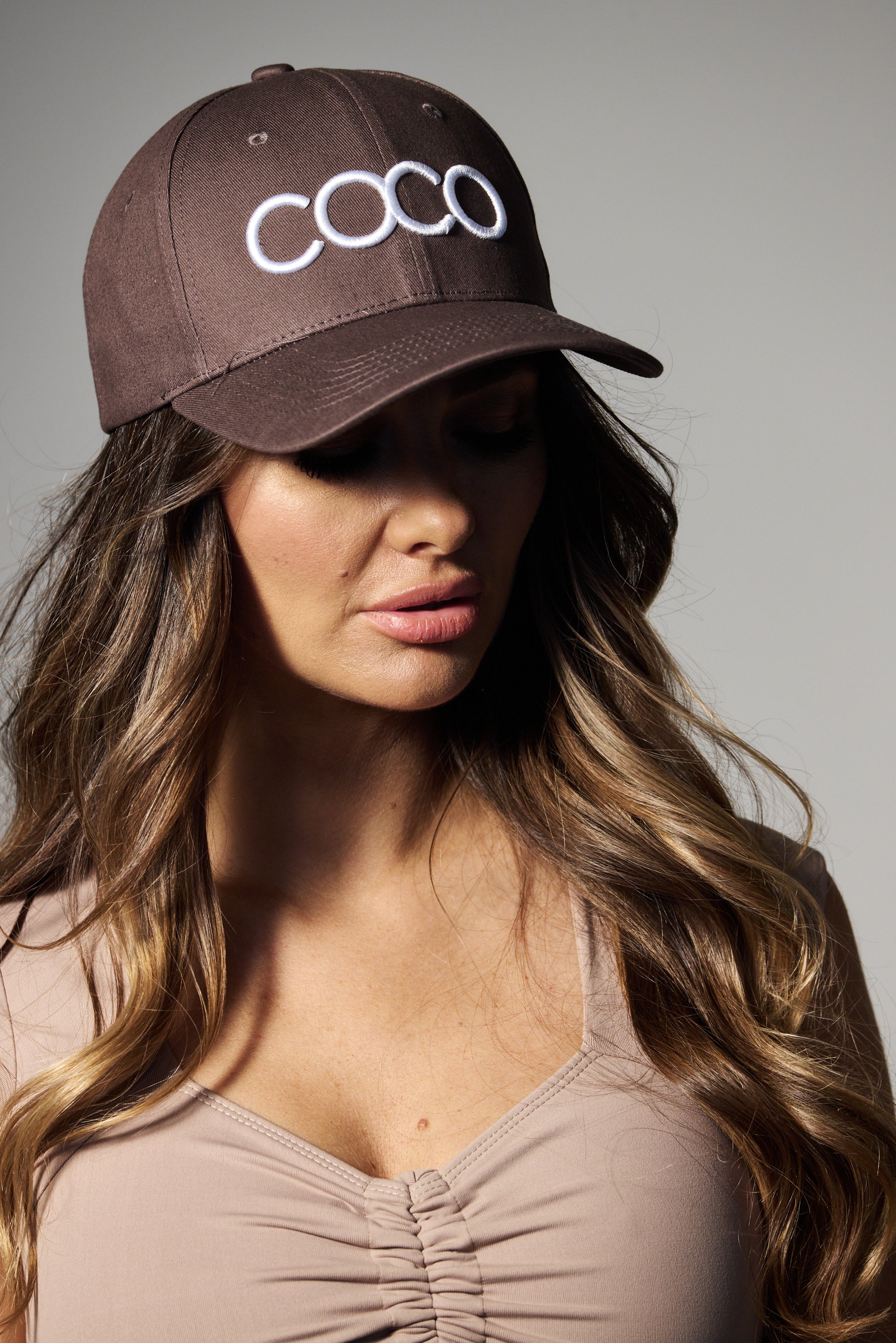 COCO Hat | Chocolate & White