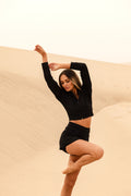 Costa Tennis Skirt | Black