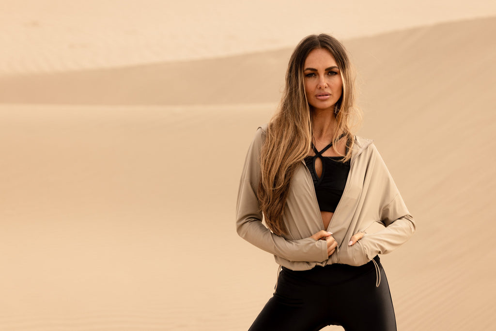 Run With Me Jacket | Beige