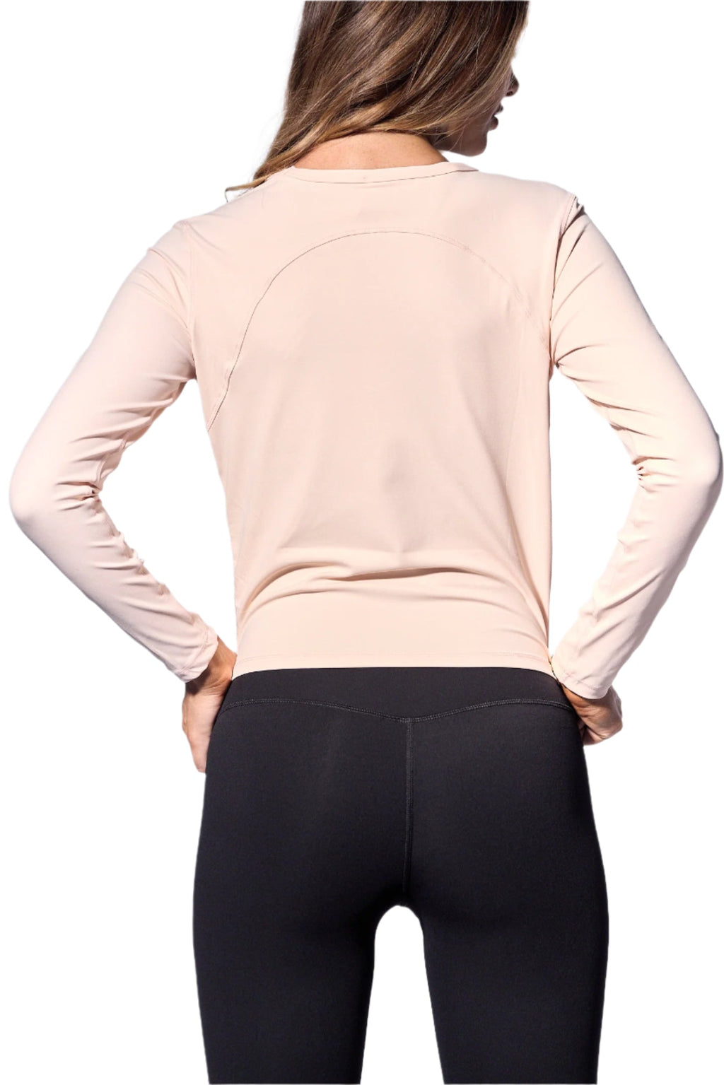 Vibe Long Sleeve Top | Soft Pink