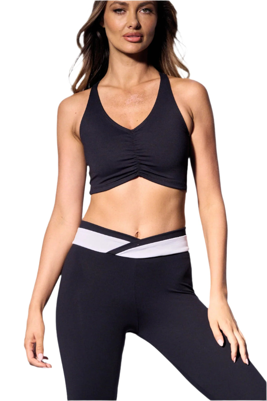 Monte Carlo V Legging | Black & White