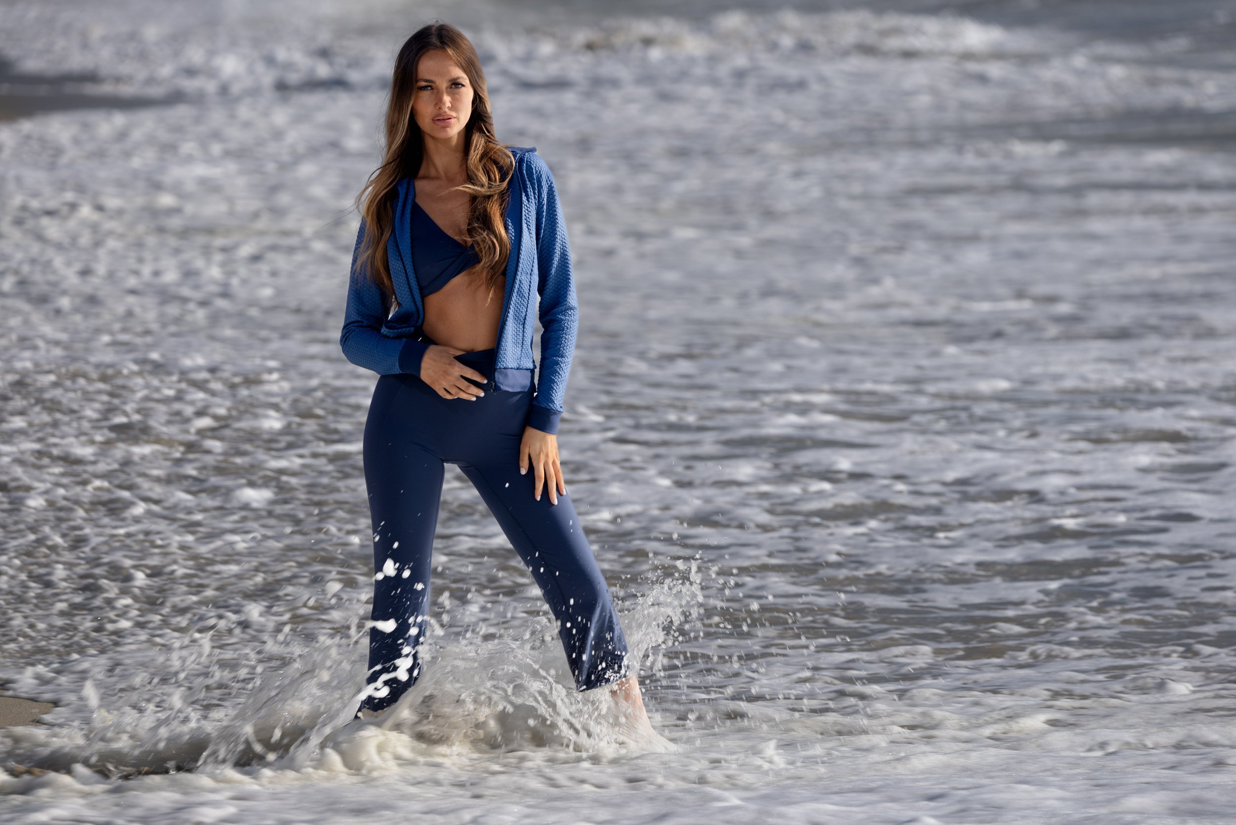 Natalia Sports Bra | Navy
