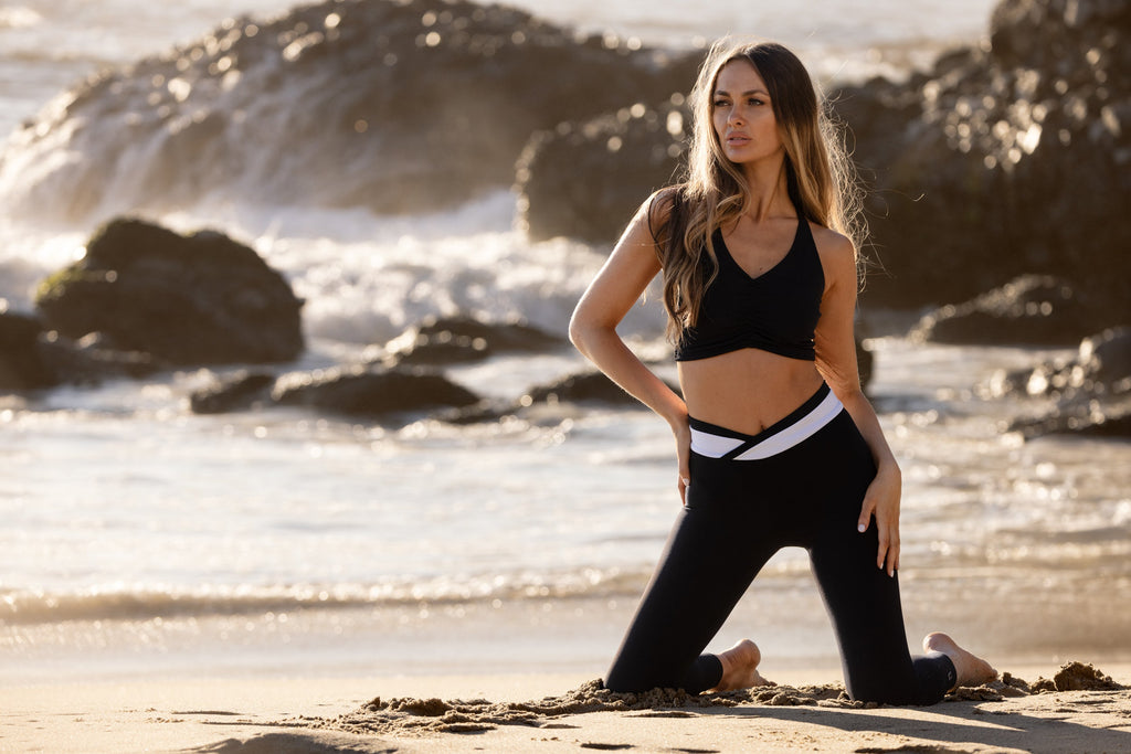 Monte Carlo V Legging | Black & White