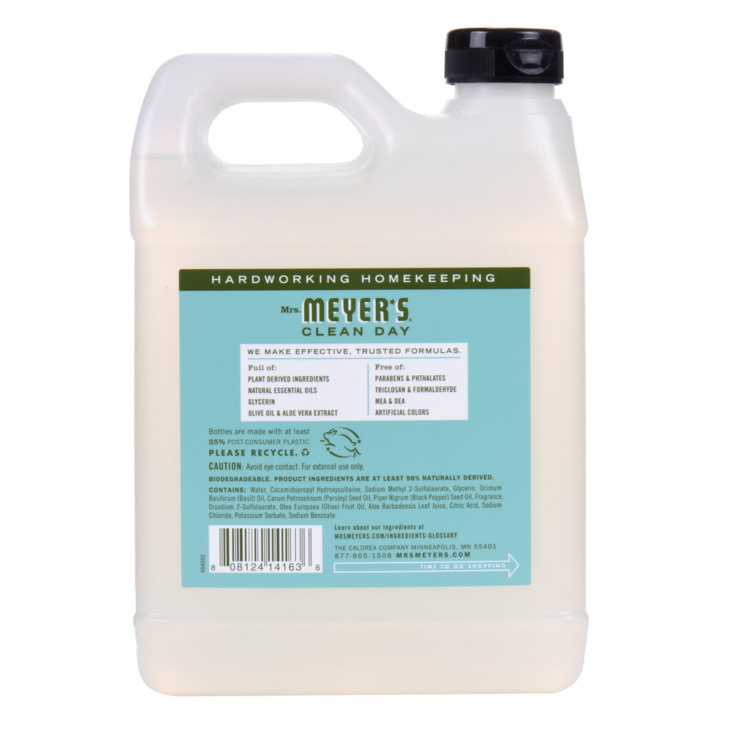 Mrs Meyers Liquid Hand Sp Refil Basl (6x33OZ )-3