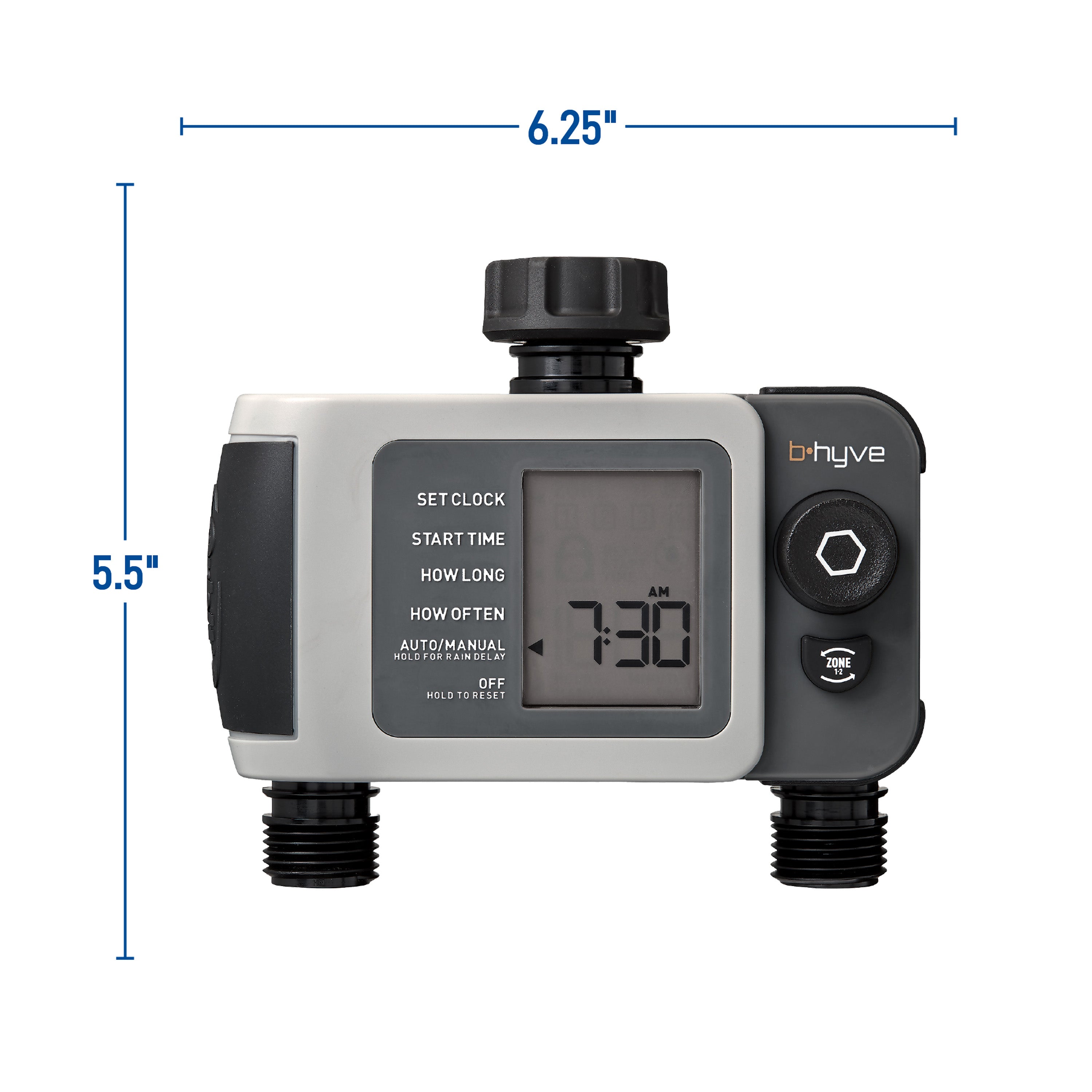 B - hyve XD Bluetooth 2 - Outlet Hose Faucet Timer | 24632
