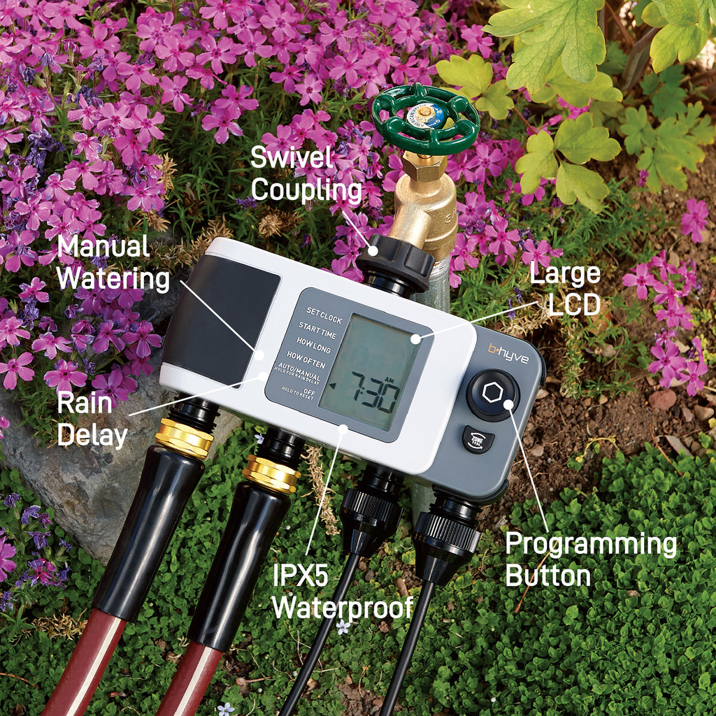 B - hyve XD Bluetooth 4 - Outlet Hose Faucet Timer | 24634