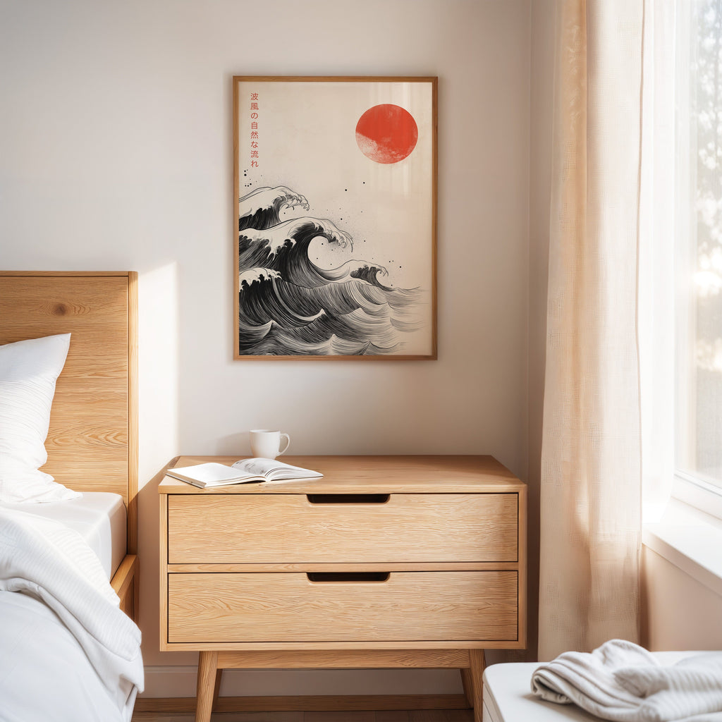 WONDERWALL ‘L’Atelier Fun Collection’ Japanese Ink Waves – The Flow of Nature