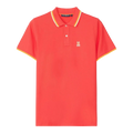 Psycho Bunny Granbury Pique Polo Men Polo Shirt Hibiscus