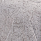WONDERWALL 'Une Collection' Grey Damask Jacquard 9 Piece Comforter Set with Soft Fill - Grey