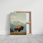 WONDERWALL ‘L’Atelier Fun Collection’ Bison Beneath the Mountain Sky