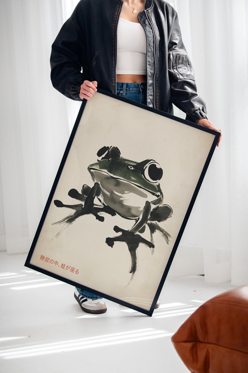 WONDERWALL 'L’Atelier Fun Collection' Zen Frog in Stillness