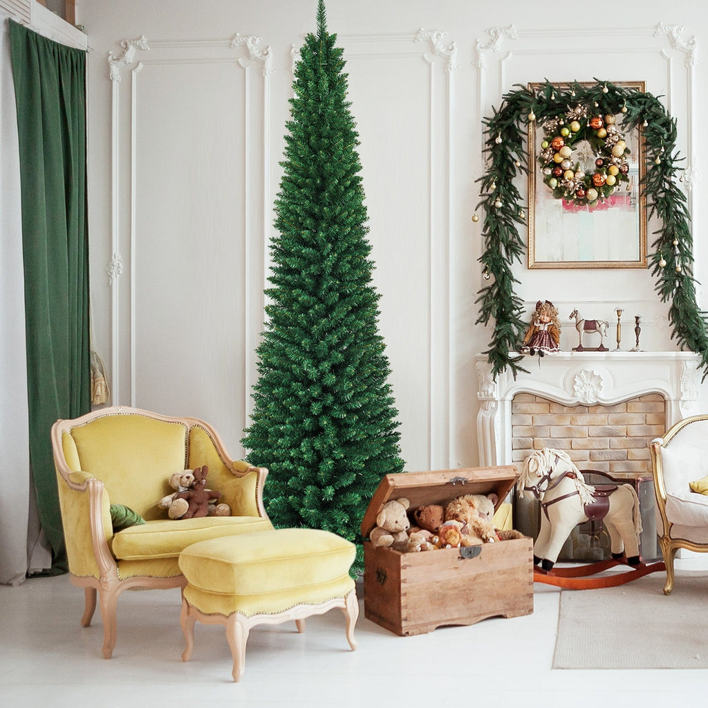 WONDERWALL ‘Noël DuBois’ 5–9 ft Unlit Slim Pencil Artificial Christmas Tree