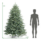 WONDERWALL ‘Noël DuBois’ 7 ft Unlit Artificial Christmas Tree with 1,260 Mixed Tips