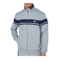 Sergio Tacchini Damarindo Mixed Media Archivio Men Track Jacket Quite Grey