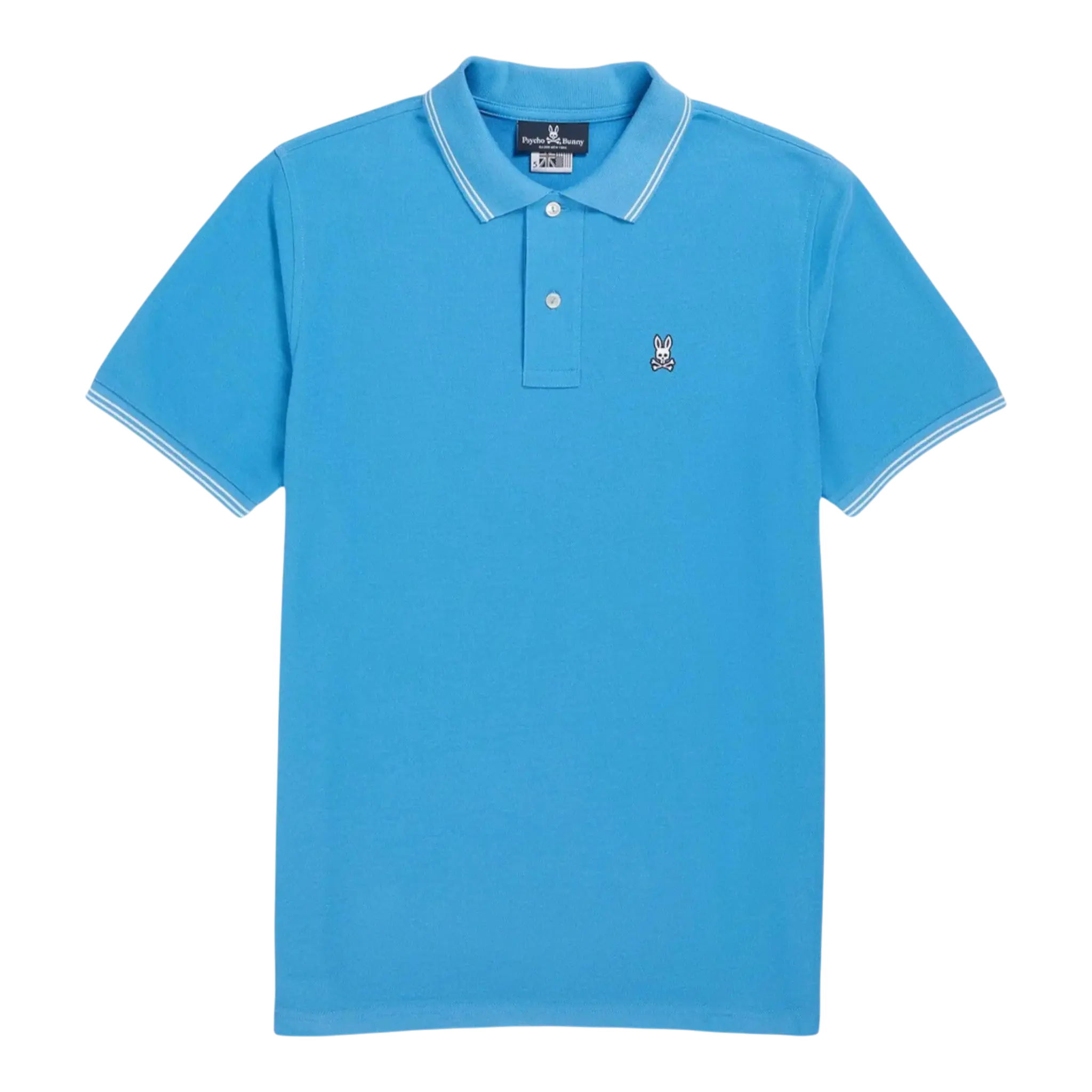 Psycho Bunny Logan Men Polo Shirt Cornflower