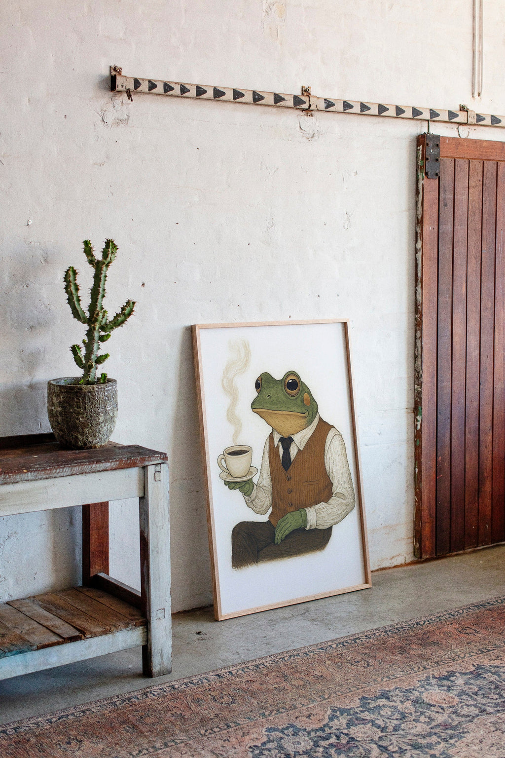 WONDERWALL ‘L’Atelier Fun Collection’ Gentleman Frog – Caffeinated & Classy