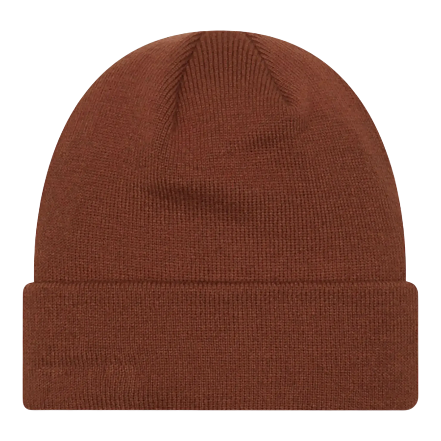 New Era Basic Cuff Knit Beanie Brown Beanie