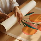 WONDERWALL ‘L’Atelier Fun Collection’ Fruit of the Spirit Citrus Branch Print