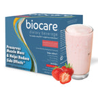 30G Protein Strawberries & Cream Biocare Dietary Beverage (14-Servings) - WONDERWALL
