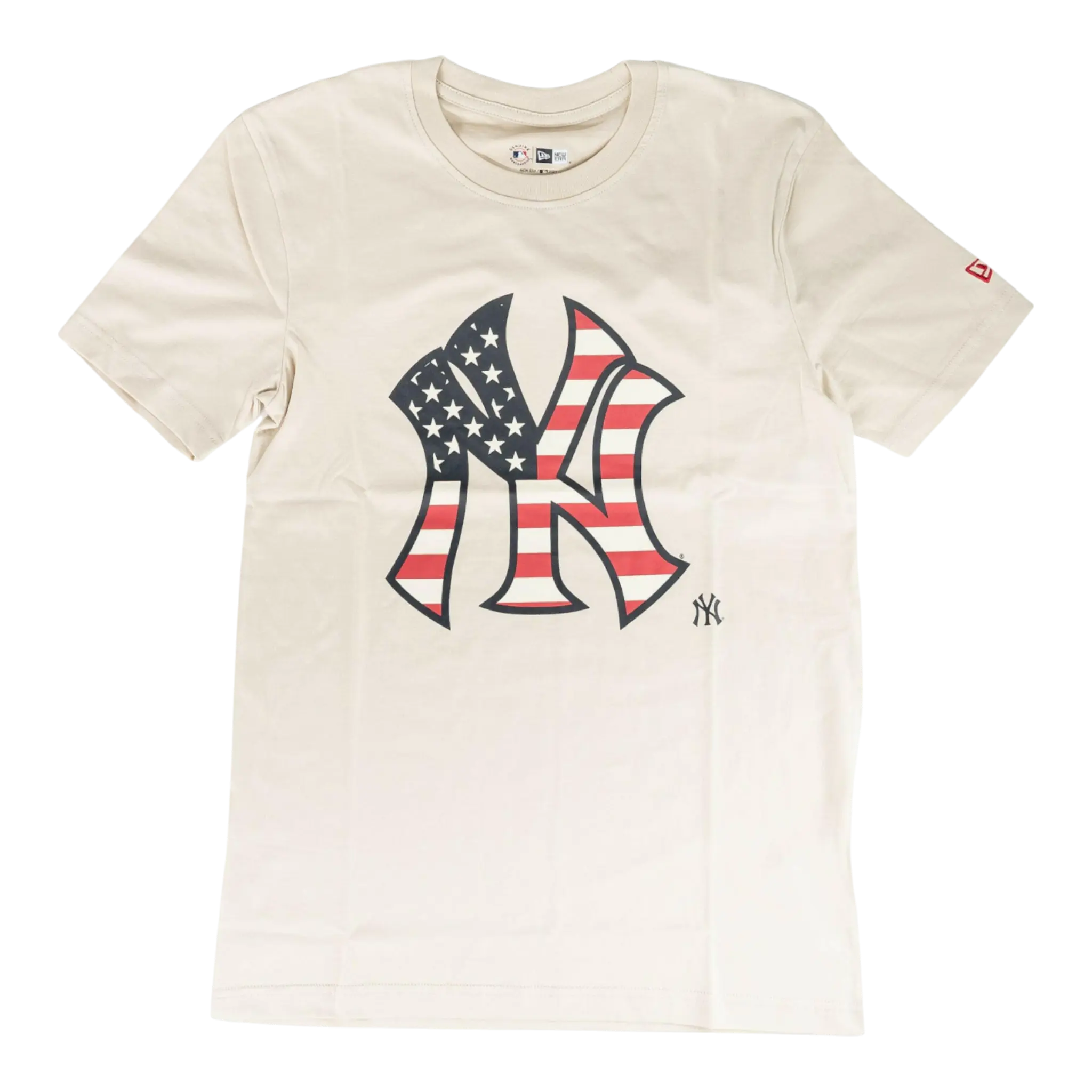 New Era MLB New York Yankees Independence Day 2024 Men T-Shirt Tan