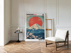 WONDERWALL ‘L’Atelier Fun Collection’ Vintage Mount Fuji – Rising Sun & Cherry Blossoms