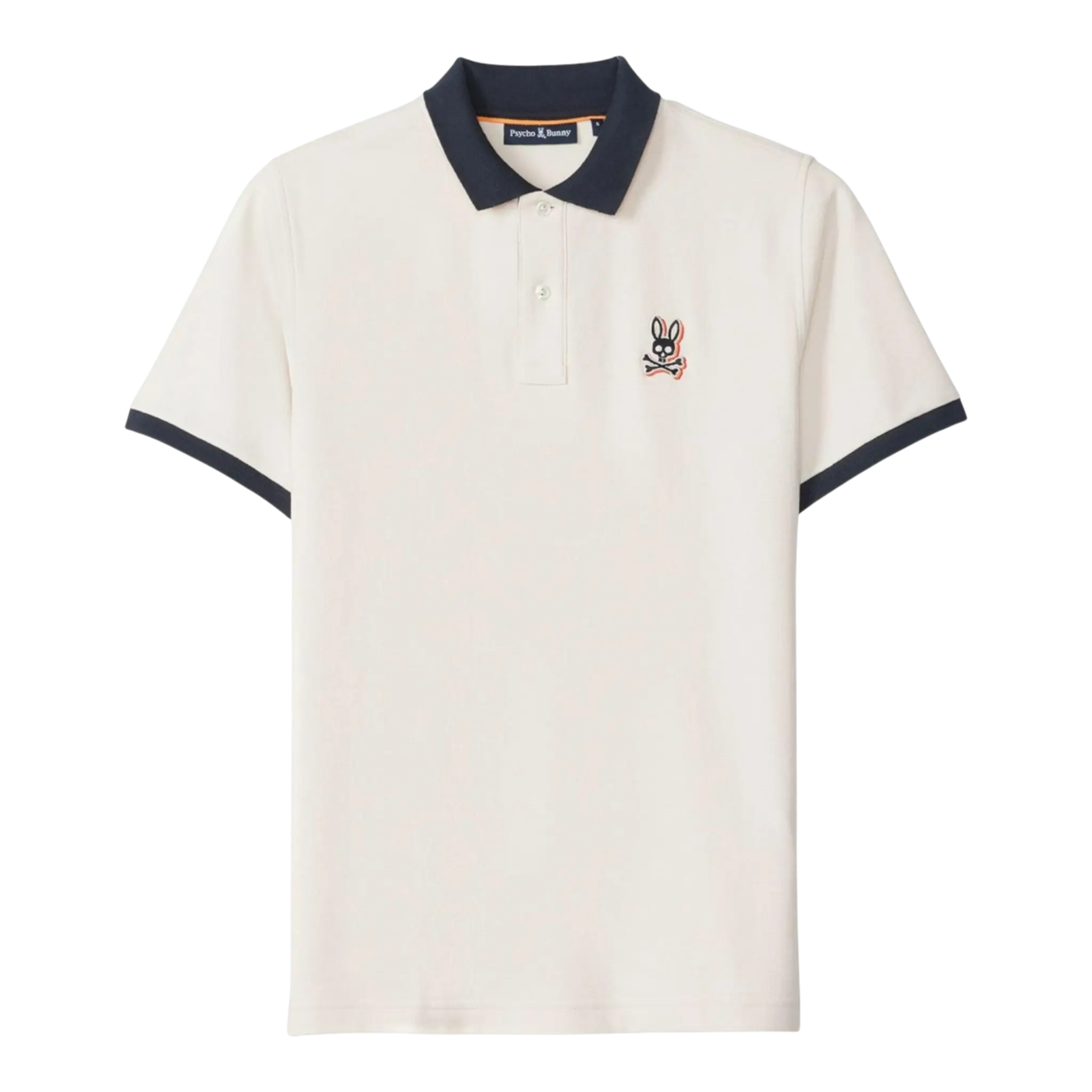 Psycho Bunny Sanderson Pique Polo Men Polo Shirt Natural Linen