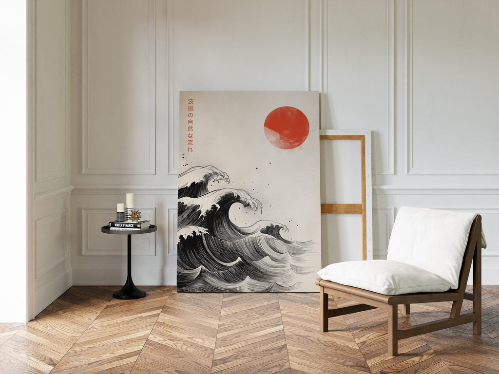 WONDERWALL ‘L’Atelier Fun Collection’ Japanese Ink Waves – The Flow of Nature