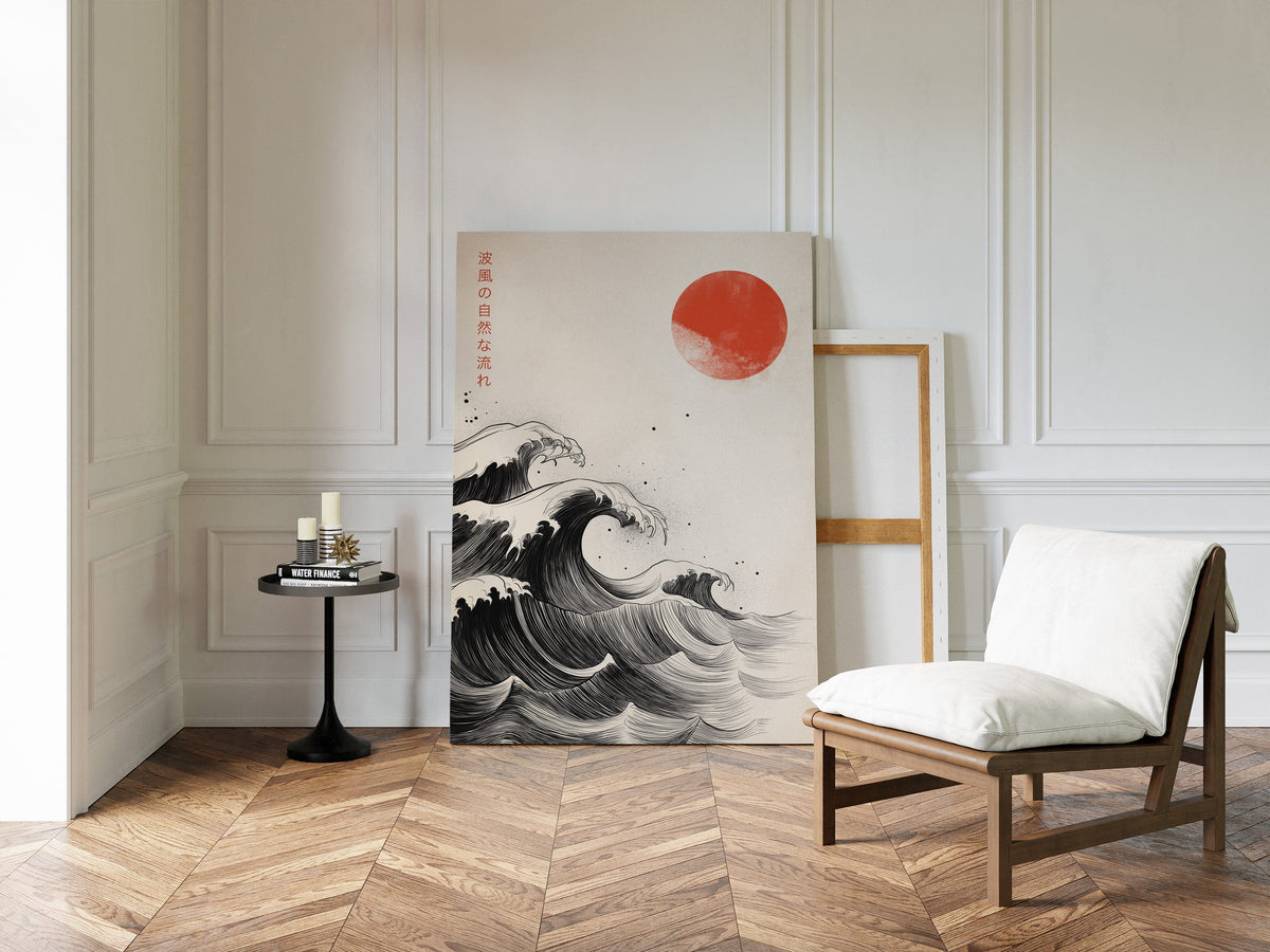 WONDERWALL ‘L’Atelier Fun Collection’ Japanese Ink Waves – The Flow of Nature
