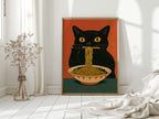 WONDERWALL 'L’Atelier Fun Collection' Ramen Raider – Midnight Noodles, Feline Style