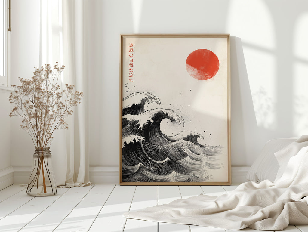 WONDERWALL ‘L’Atelier Fun Collection’ Japanese Ink Waves – The Flow of Nature