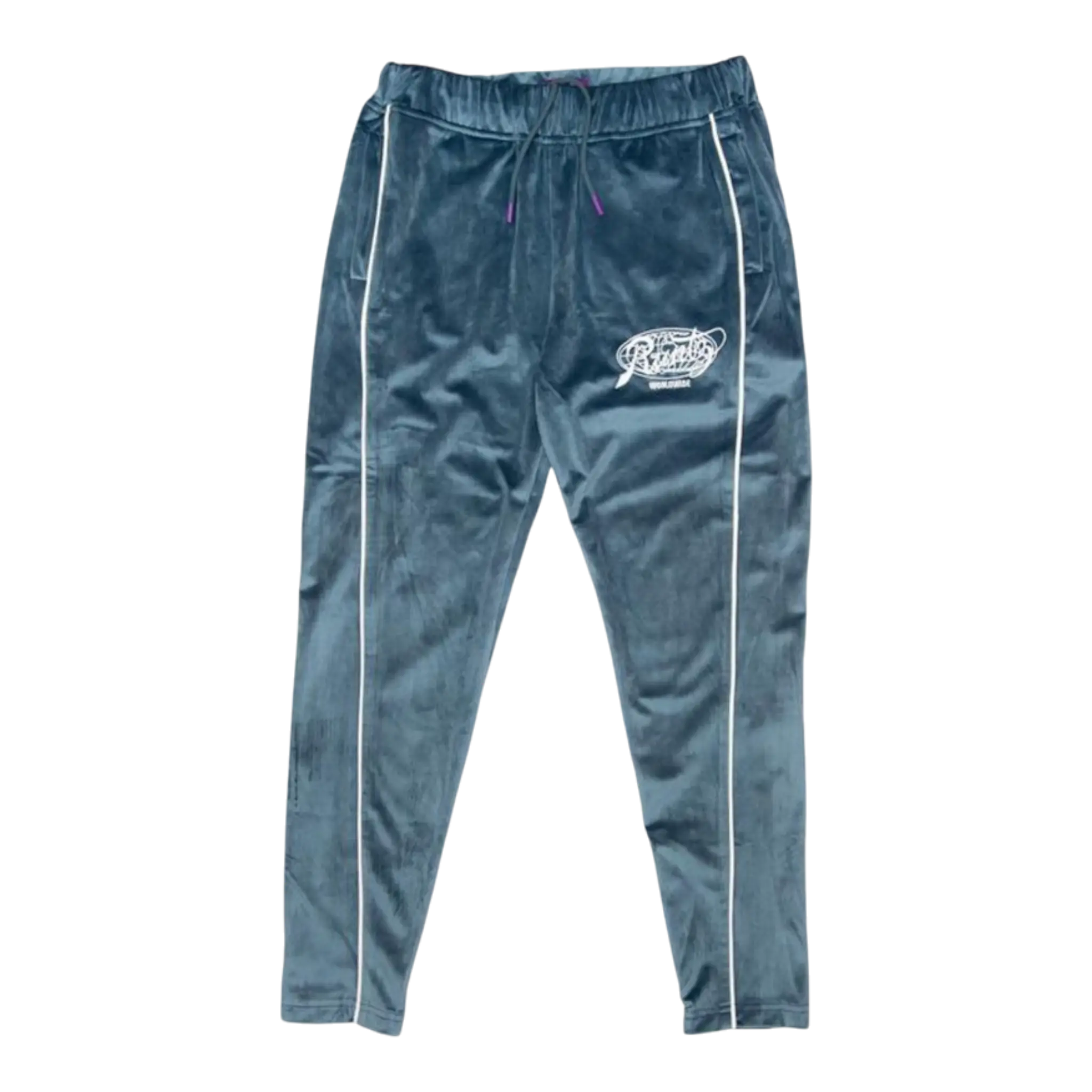 Runtz Around The World Velour Joggers Men’s Pants – Slate