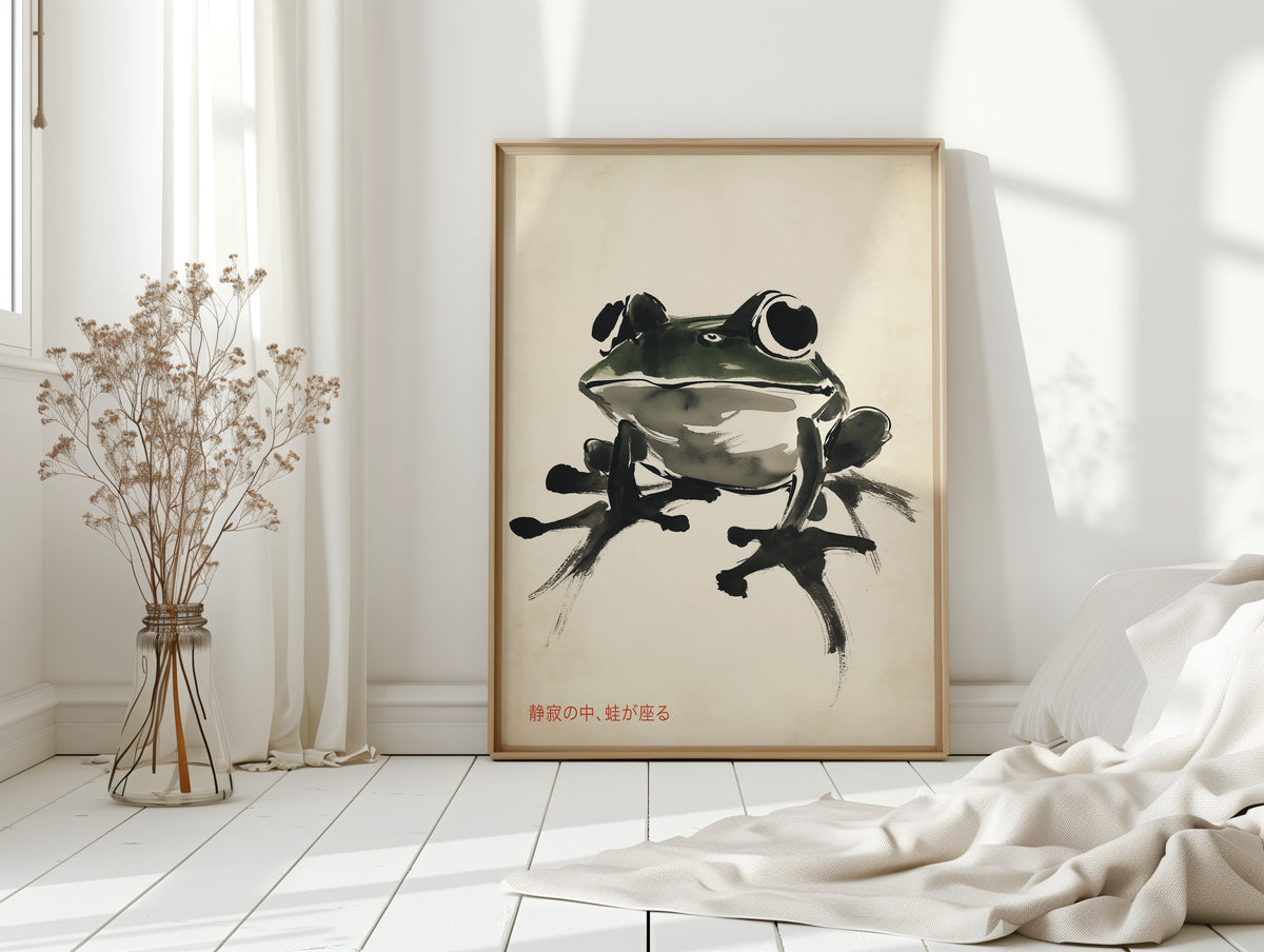 WONDERWALL 'L’Atelier Fun Collection' Zen Frog in Stillness