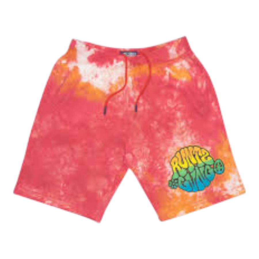 Runtz Gang Knit Men’s Shorts – Tie-Dye