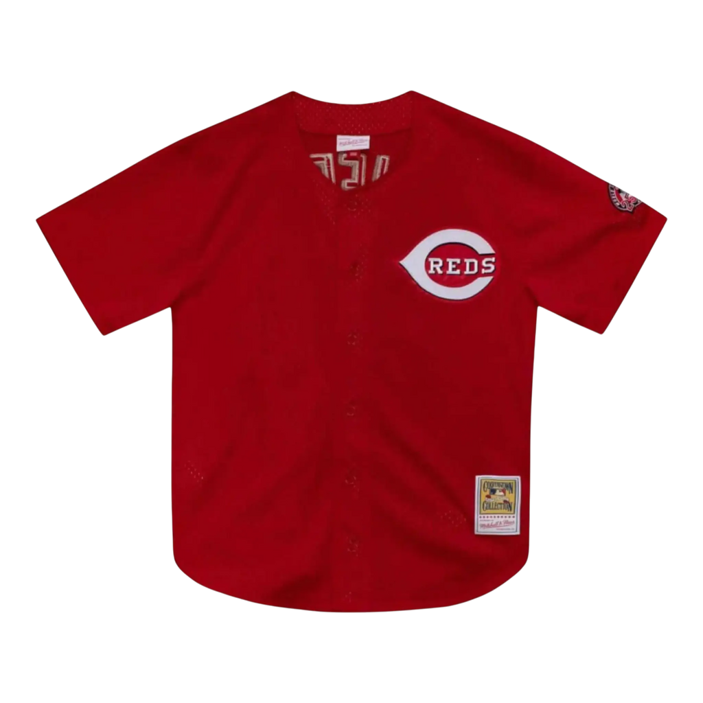 Mitchell & Ness Authentic Ken Griffey Jr. Cincinnati Reds 2000 Men Baseball Jersey Scarlet