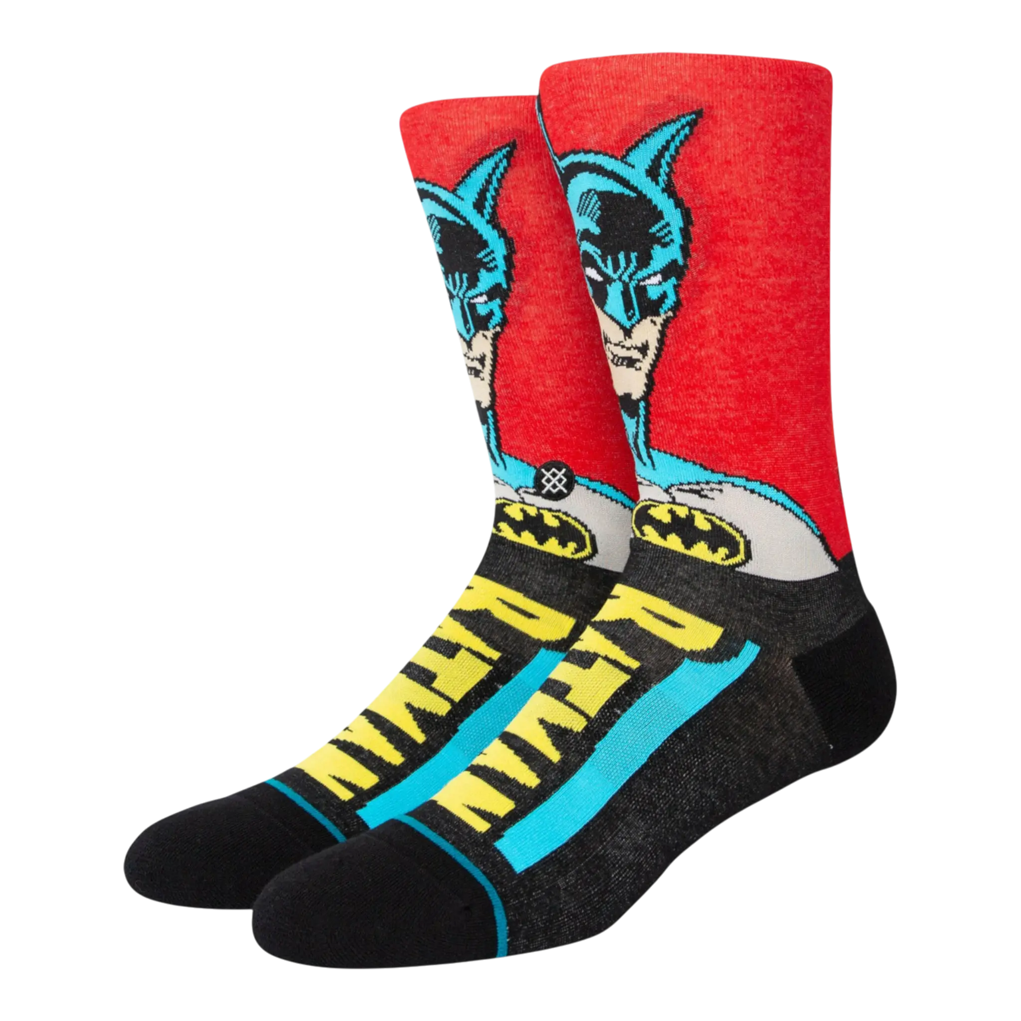 Stance Batman Comic Crew Men Crew Socks Black/Multicolor