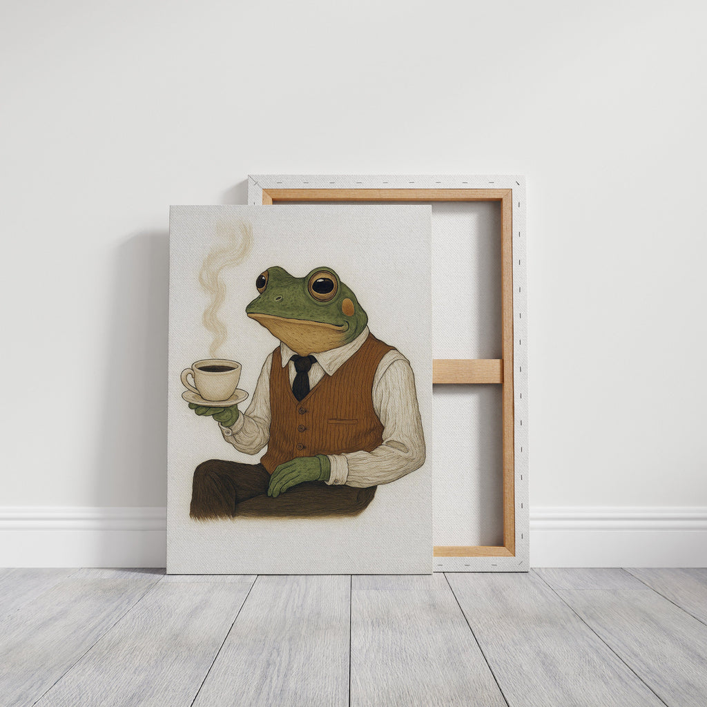 WONDERWALL ‘L’Atelier Fun Collection’ Gentleman Frog – Caffeinated & Classy