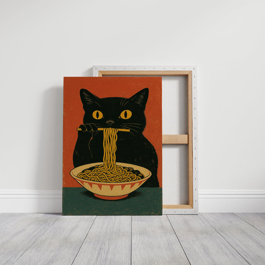 WONDERWALL 'L’Atelier Fun Collection' Ramen Raider – Midnight Noodles, Feline Style