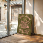 WONDERWALL ‘L’Atelier Fun Collection’ Fresh Brew Retro Coffee Poster