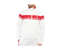 Sergio Tacchini Young Line Men Track Jacket Blanc De Blanc/Tango Red