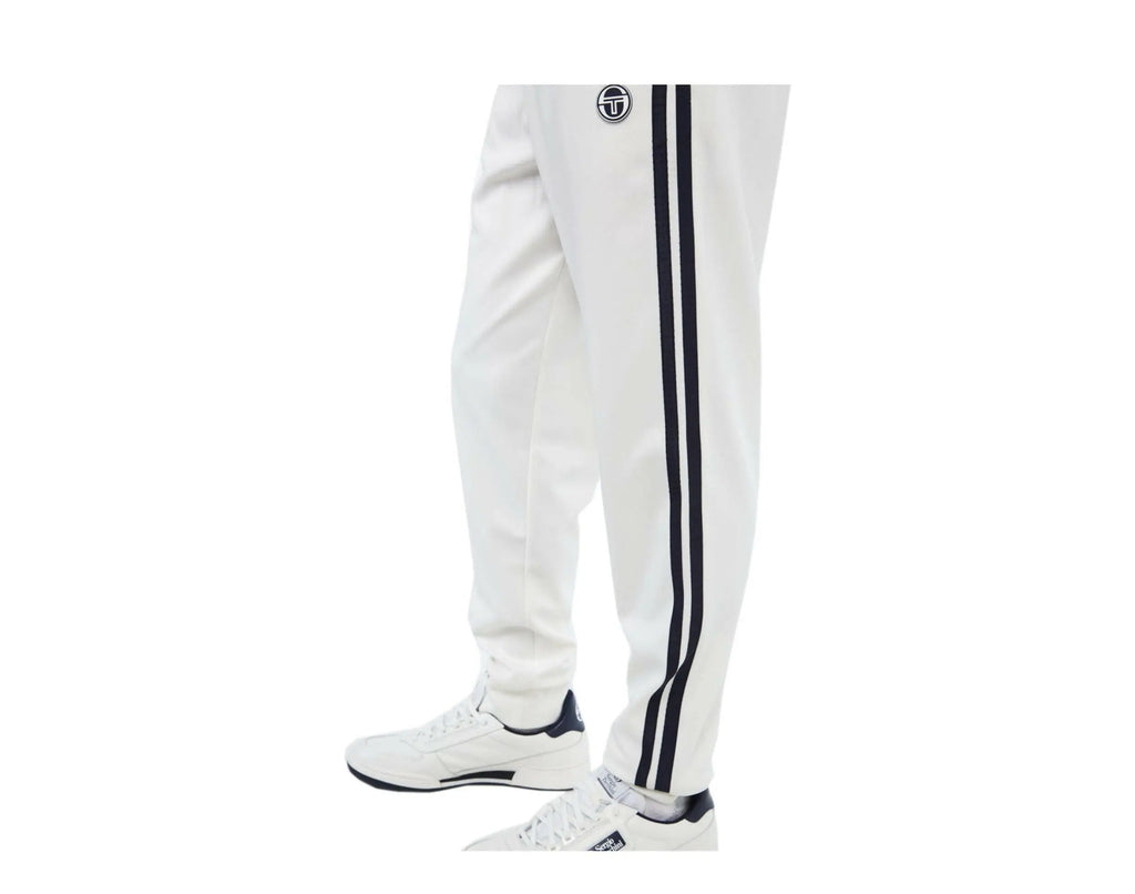 Sergio Tacchini Young Line Men Track Pants Blanc De Blanc/Night Sky