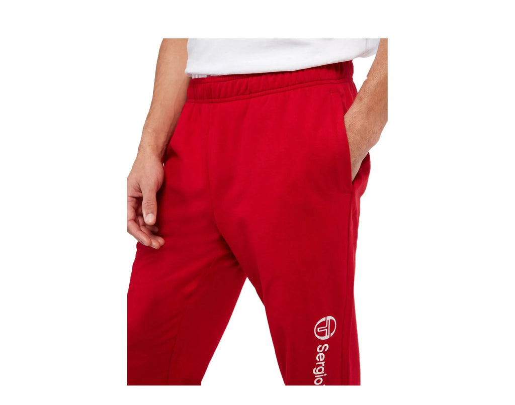 Sergio Tacchini Almers Men Joggers Sweatpants Tango Red