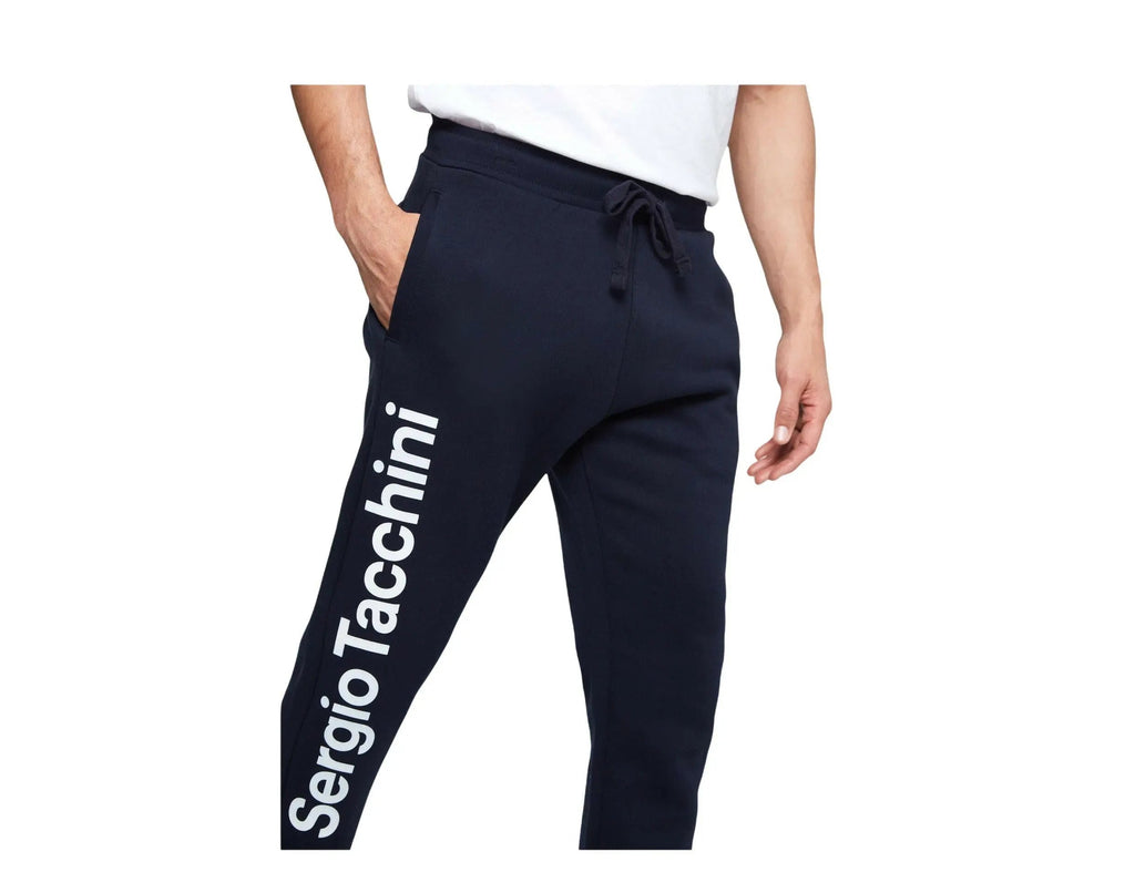 Sergio Tacchini Nizard Men Sweatpants Night Sky/White