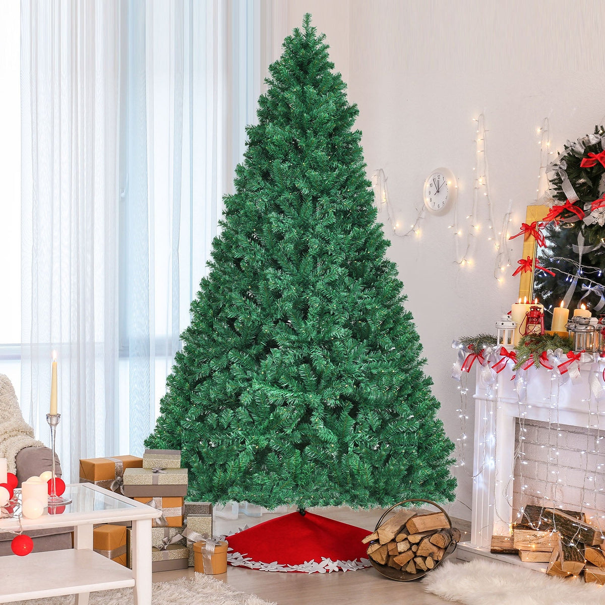 WONDERWALL ‘Noël DuBois’ Pre-Lit Warm White Artificial Christmas Tree — Multiple Sizes