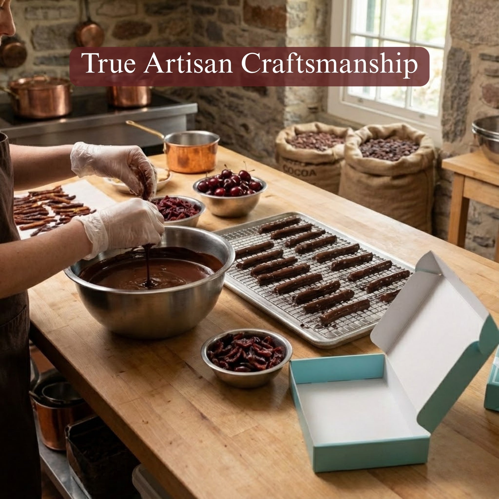 Andy Anand 60% Dark Chocolate Cherry Peel, Vegan, Gluten - Free, 12 oz Gift Box (Approx. 43 Hand - Dipped Pieces) – Premium Italian Gourmet Treat