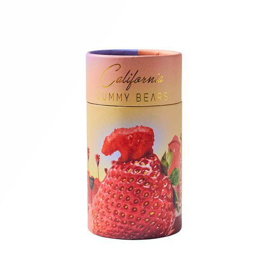 'Beverly Hills' Sour Strawberry Gummy Bears (4OZ)