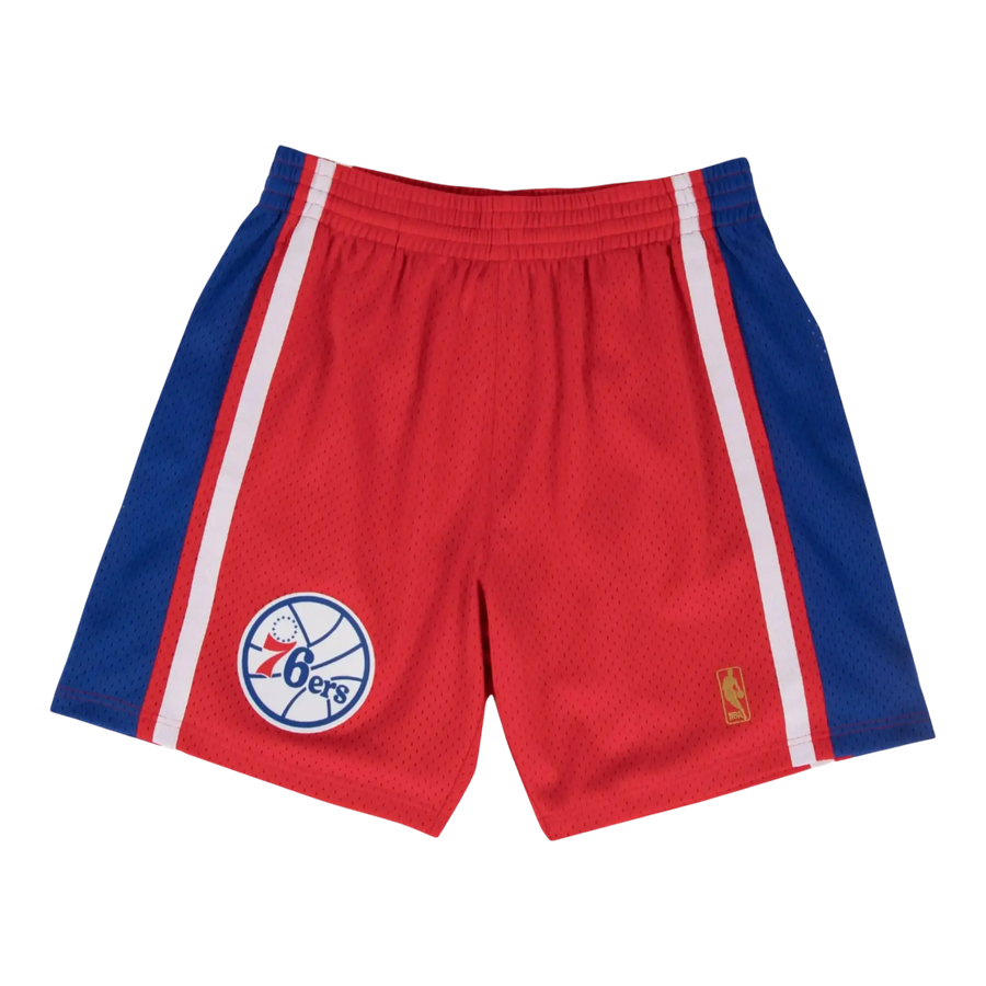 Mitchell & Ness NBA Swingman Philadelphia 76ers Road 1996-97 Men Shorts Black/Red