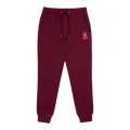 Psycho Bunny Chicago HD Dotted Men Sweatpants Crimson/Pink