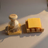 Compact Citrus Soap / Heavy Duty Bristles