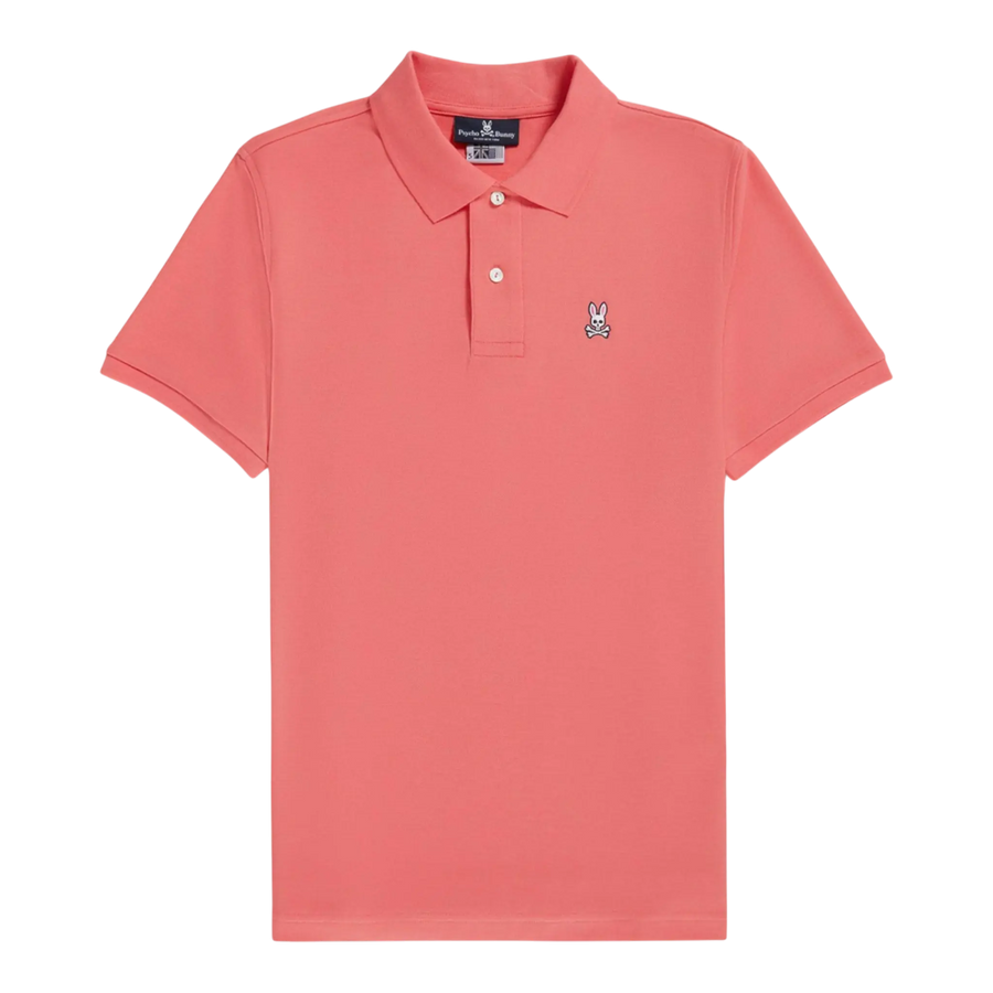 Psycho Bunny Classic Polo Men Shirt Grapefruit